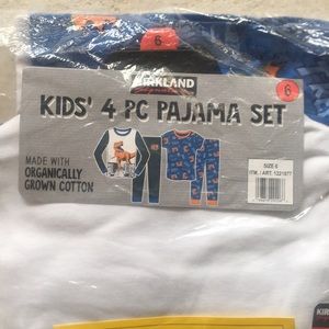 Boys Pajamas Organic Cotton Size 6